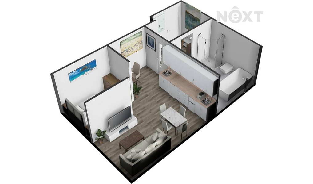 Prodej bytu 1+kk 37 m², Nová Bystřice – náhled fotky 25