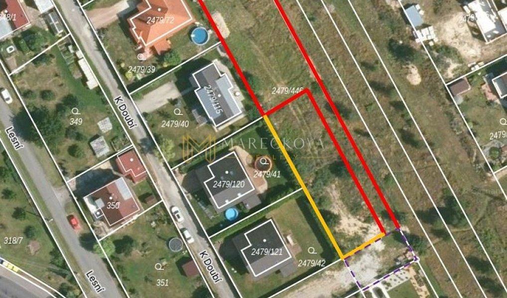 Prodej stavebního pozemku 675 m², Třemošná – fotka 1 z 18