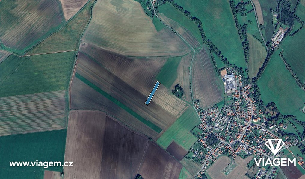 Prodej pole 980 m², Smidary – náhled fotky 3