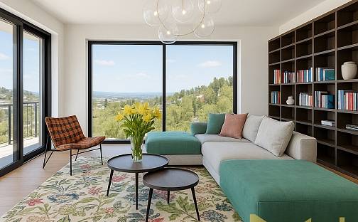 Pronájem bytu 2+kk 67 m², Nad lomem, Praha 4 - Braník