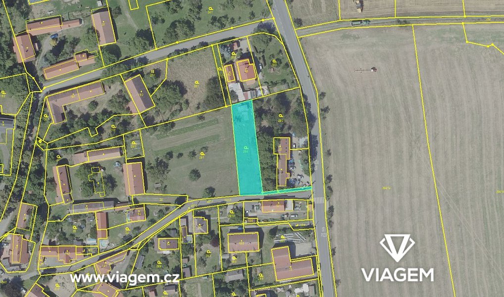Prodej stavebního pozemku 966 m², Popovičky – náhled fotky 2