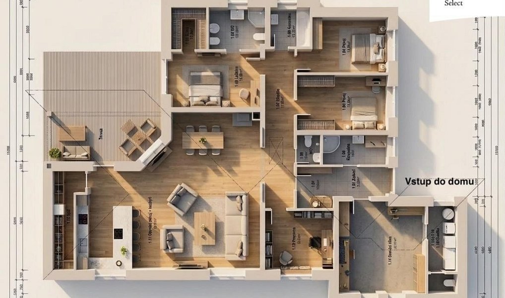 Prodej domu 223 m² s pozemkem 1 271 m², Nebílovy – náhled fotky 26