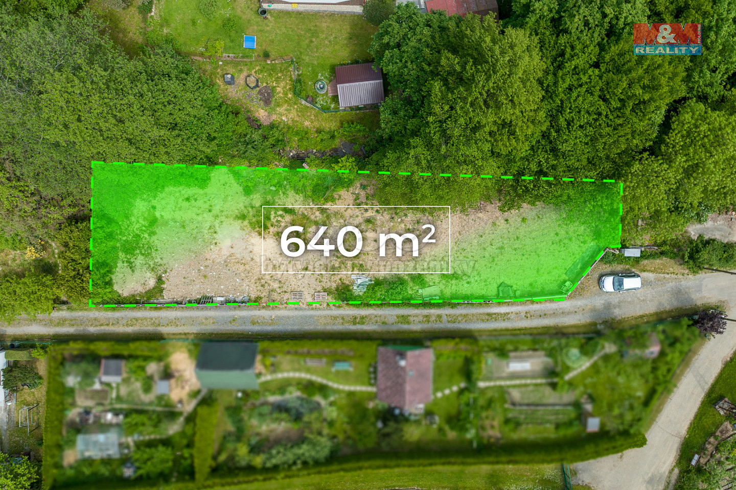 Prodej zahrady 640 m²
