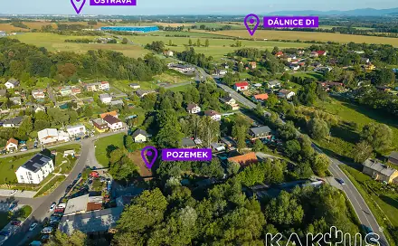 Prodej stavebního pozemku 982 m², Bravantice, okres Nový Jičín