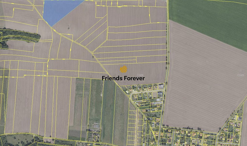 Prodej pole 4 708 m², Máslovice – fotka 1 z 3