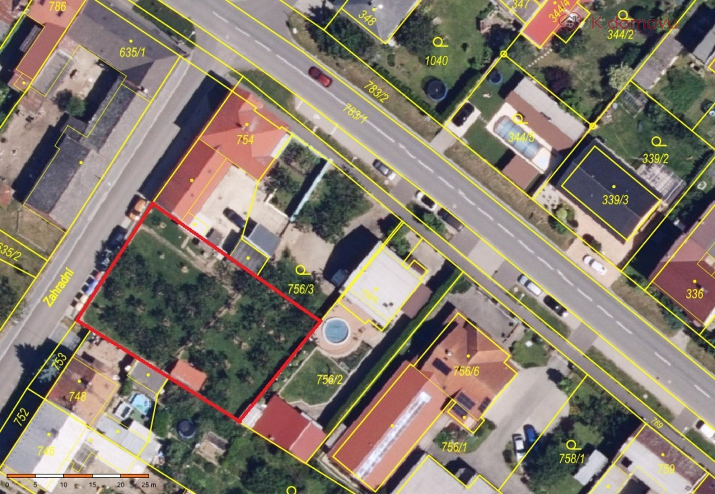 Prodej stavebního pozemku 900 m²