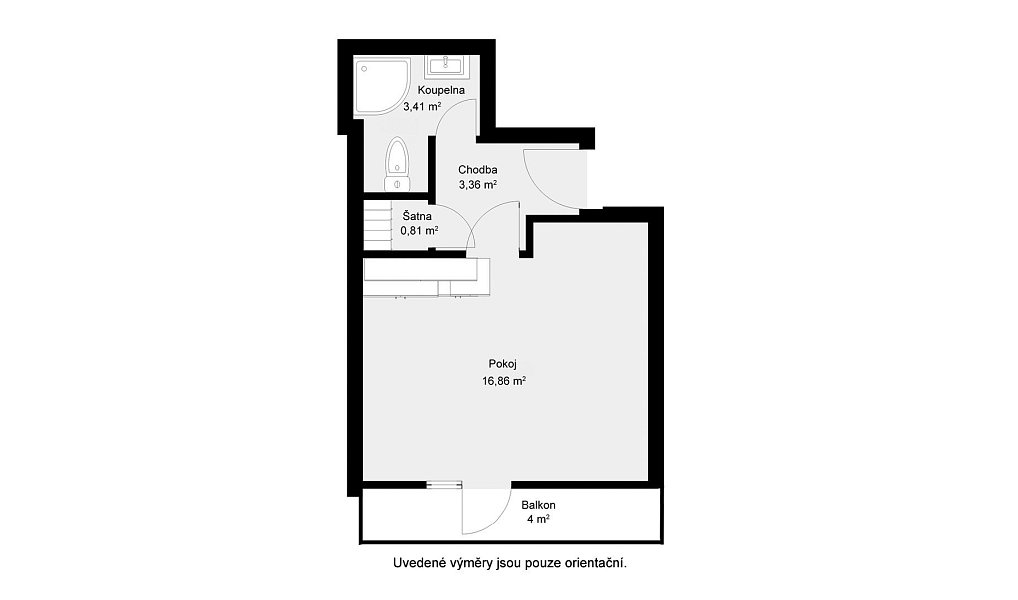 Prodej bytu 1+kk 24 m², Brno – náhled fotky 20