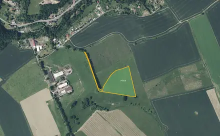 Prodej pole 31 623 m², Nová Ves, okres Liberec