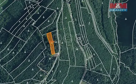 Prodej lesa 1 205 m², Lhota u Vsetína, okres Vsetín