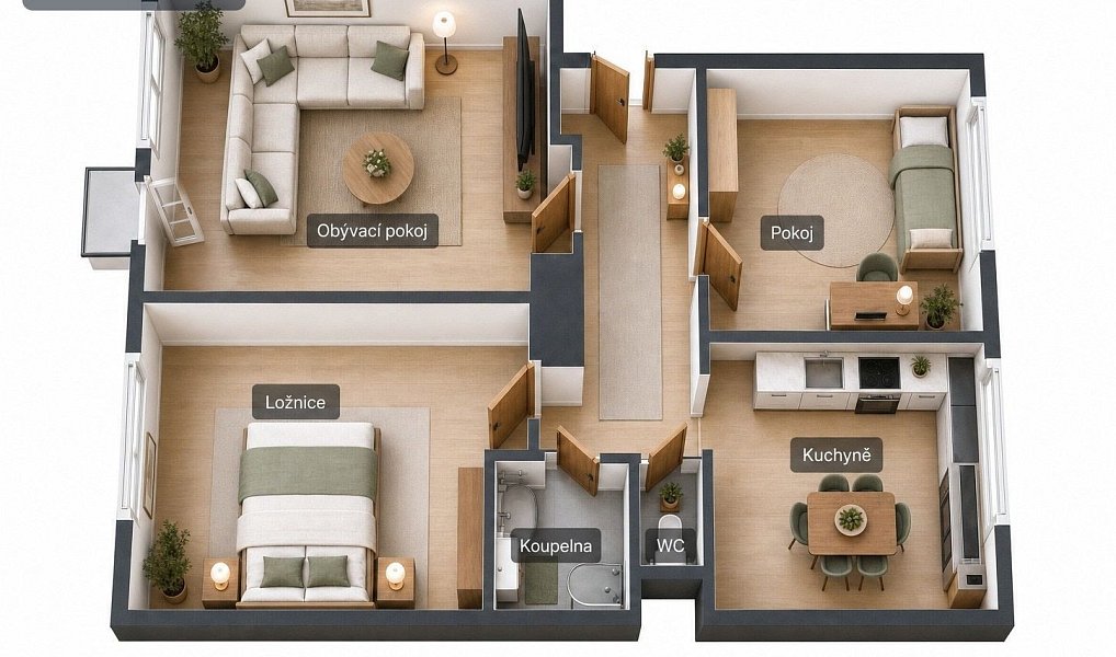Prodej bytu 3+1 90 m², Bučovice – náhled fotky 23