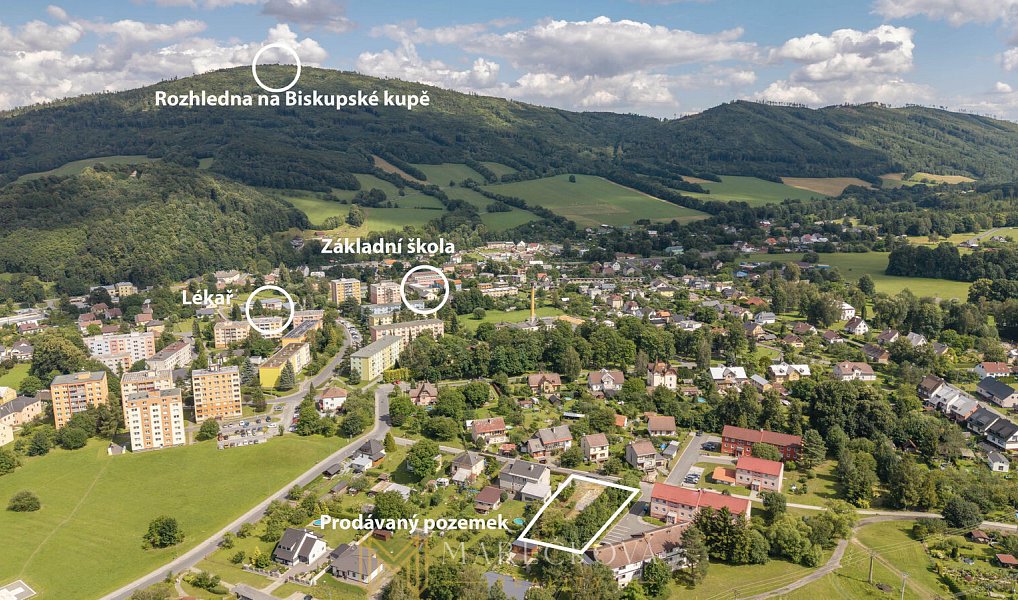 Prodej stavebního pozemku 1 251 m², Zlaté Hory – náhled fotky 10