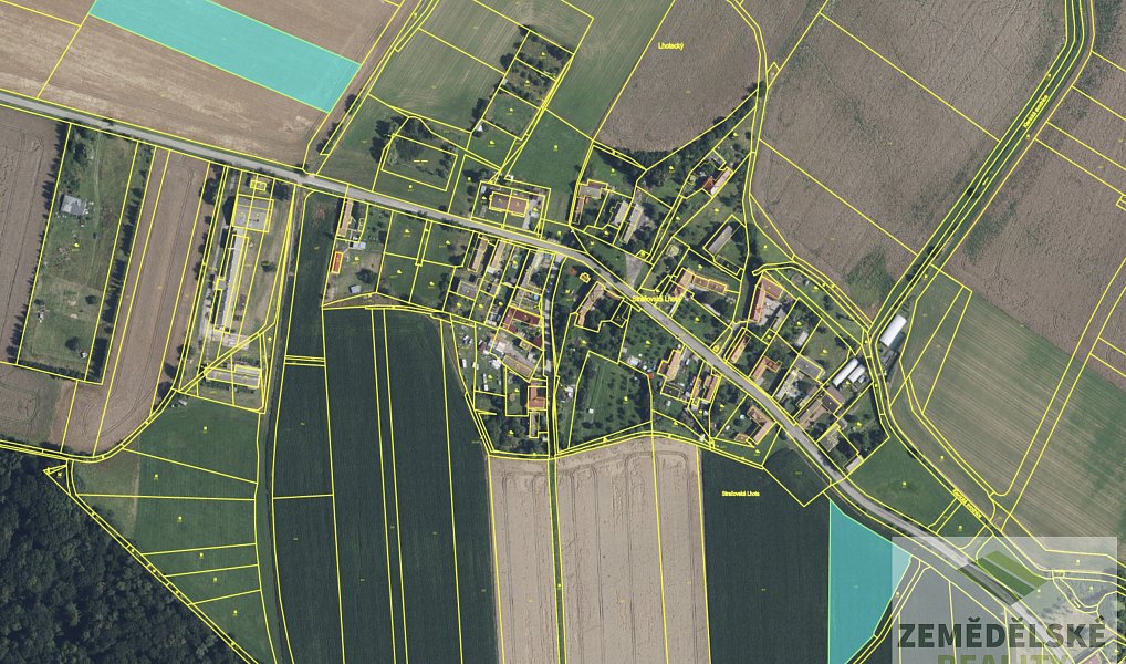 Prodej stavebního pozemku 22 709 m², Mžany – fotka 1 z 15