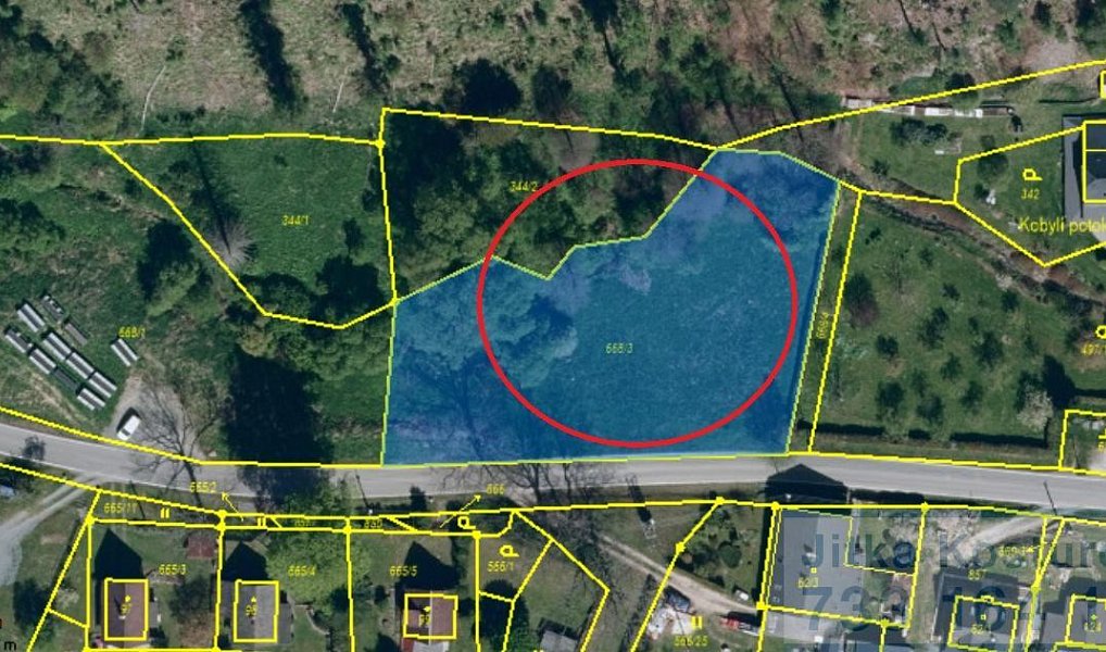 Prodej stavebního pozemku 3 379 m², Hošťálkovy – náhled fotky 4