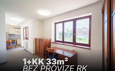 Pronájem bytu 1+kk 33 m², Rybniční, Jindřichův Hradec