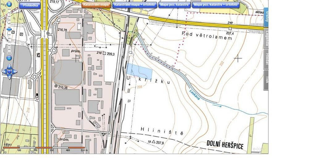 Prodej komerčního pozemku 10 182 m² – pohled 3