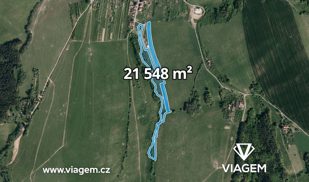 Prodej pole 2 149 m², Újezd – fotka 1 z 5