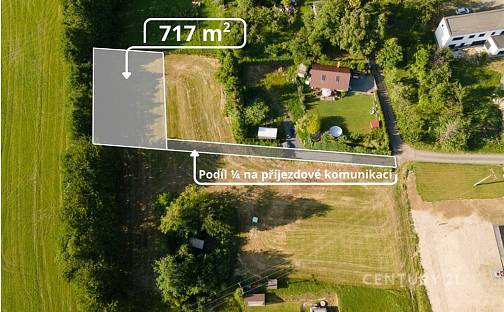 Prodej stavebního pozemku 717 m², Tichá, okres Nový Jičín