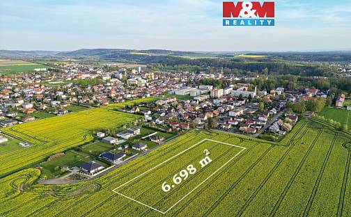 Prodej stavebního pozemku 6 698 m², Kostelec nad Orlicí, okres Rychnov nad Kněžnou