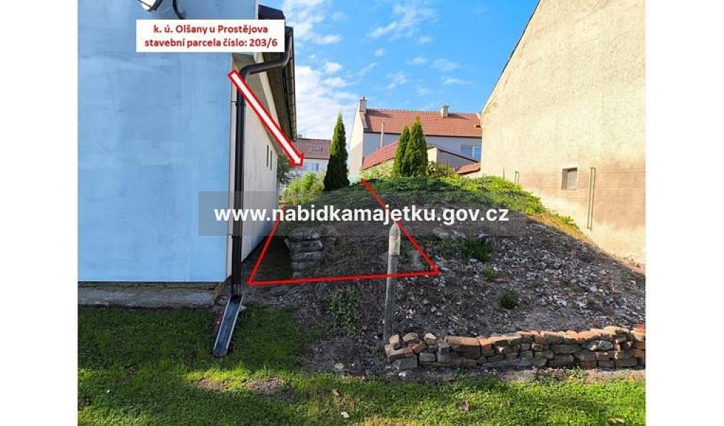 Prodej stavebního pozemku 52 m², Olšany u Prostějova – náhled fotky 2