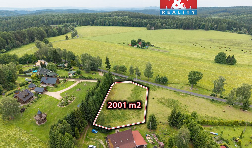 Prodej stavebního pozemku 2 001 m², Oloví – fotka 1 z 14