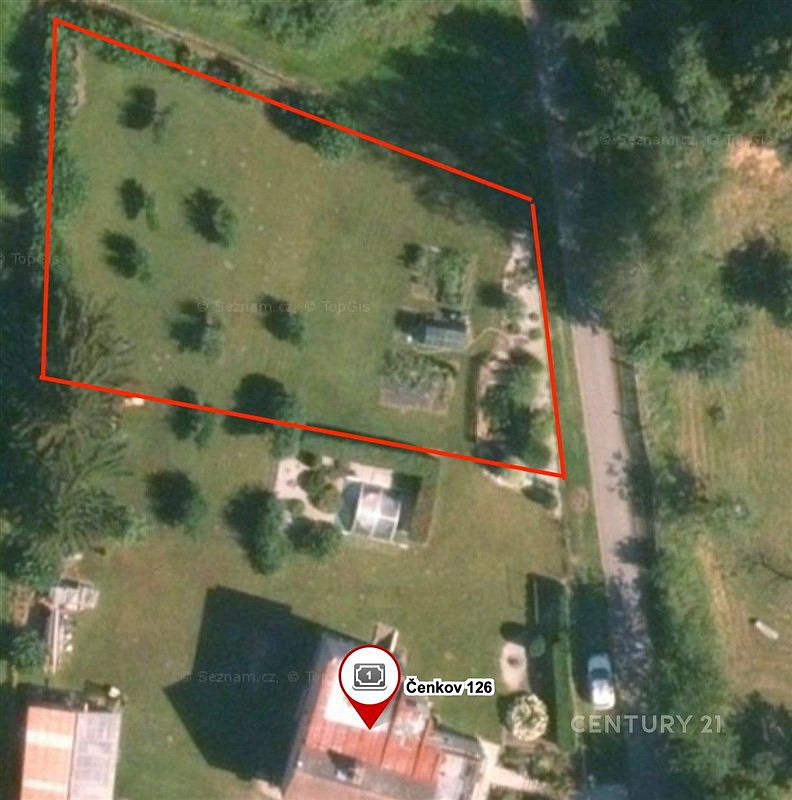 Prodej zahrady 1 000 m², Čenkov