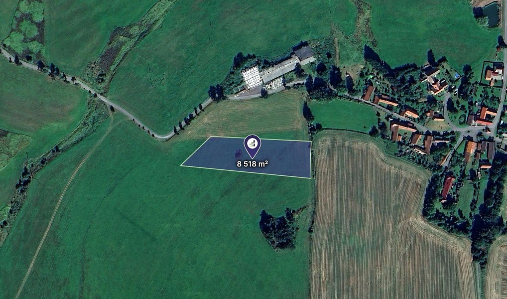 Prodej louky, 8518 m², Pelhřimov, Lukavec