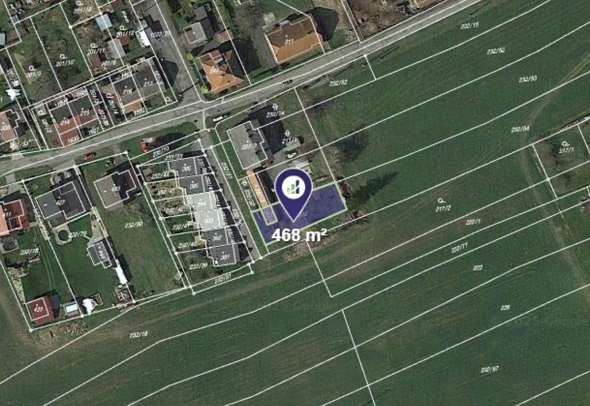 Prodej stavebního pozemku 468 m², Vilémov