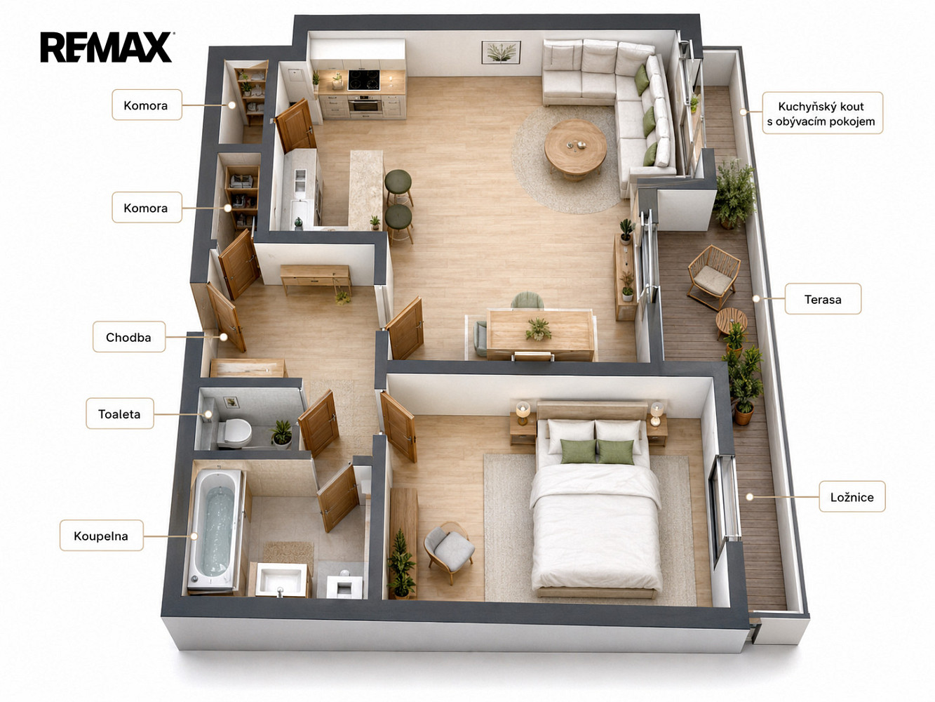 Prodej bytu 2+kk 56 m² — photo 4