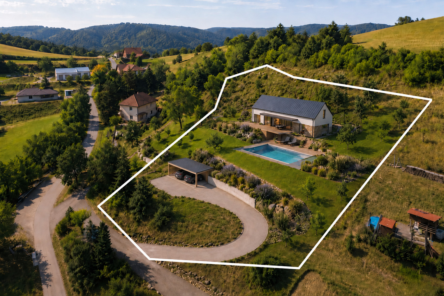 Prodej stavebního pozemku 4 281 m² – fotografie 3