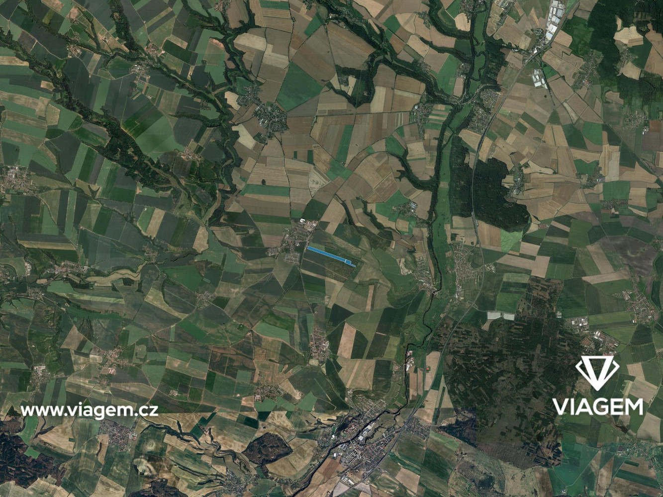 Pole 105 532 m², Podíl 25 % o výměře 26 383 m² – pohled 3