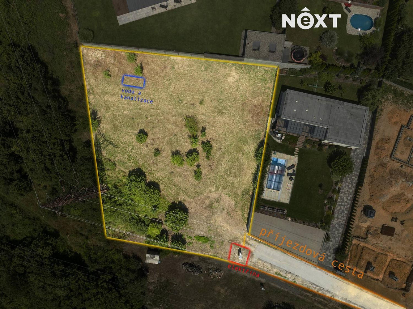 Prodej stavebního pozemku 1 544 m²