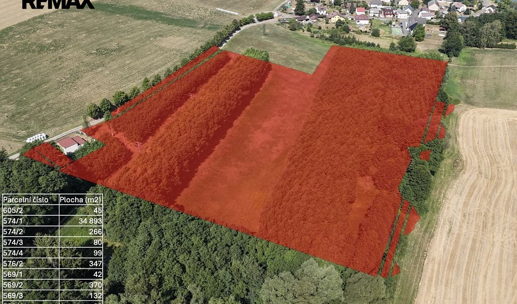 Prodej pole 86 149 m², Brnířov – náhled fotky 3