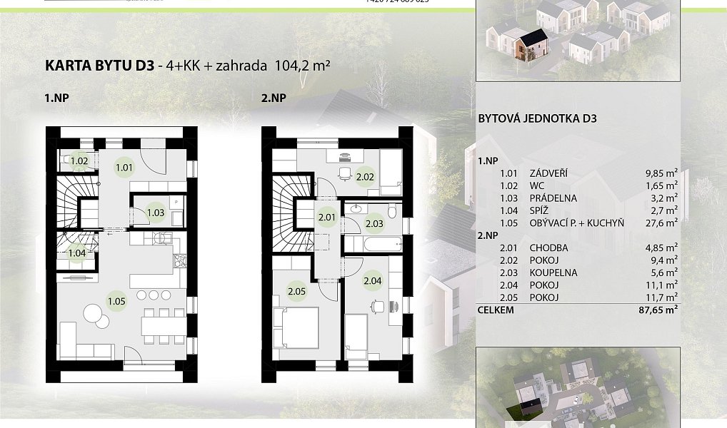 Prodej domu 87 m² s pozemkem 104 m², Obříství – náhled fotky 18