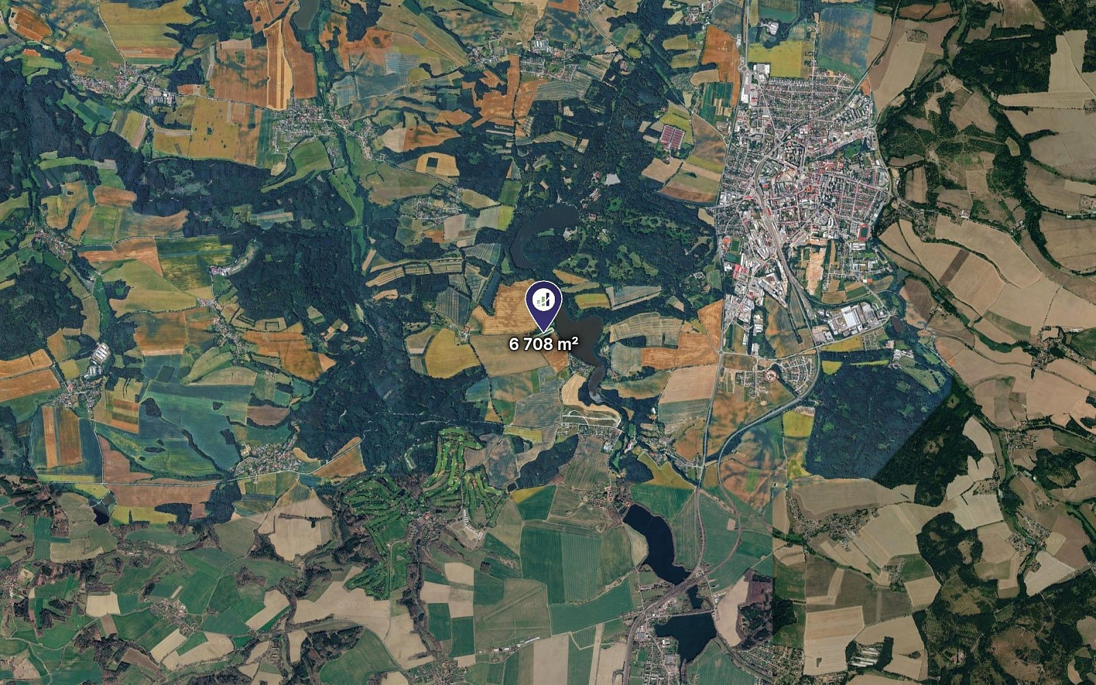 Prodej pole 6 708 m² – fotografie 2