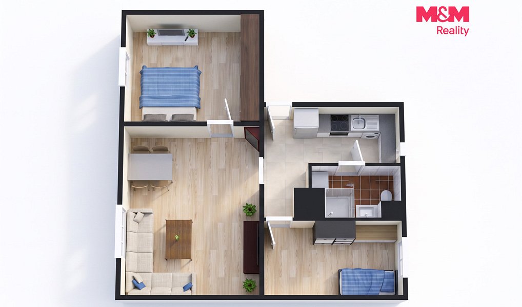 Prodej bytu 2+1 57 m², Ostrov – náhled fotky 9