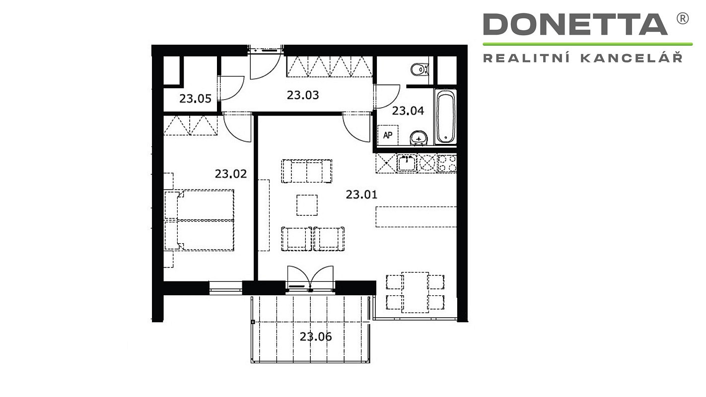 Prodej bytu 2+kk 60 m² – fotografie 3