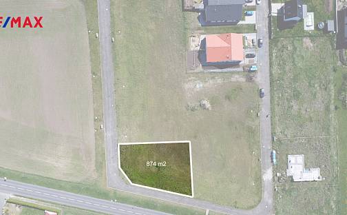 Prodej stavebního pozemku 874 m², Slavětín, okres Louny