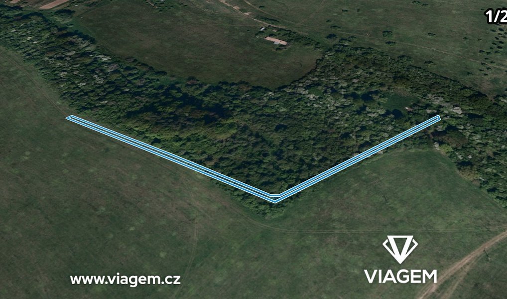Prodej lesa 4 655 m², Kaňovice – náhled fotky 2