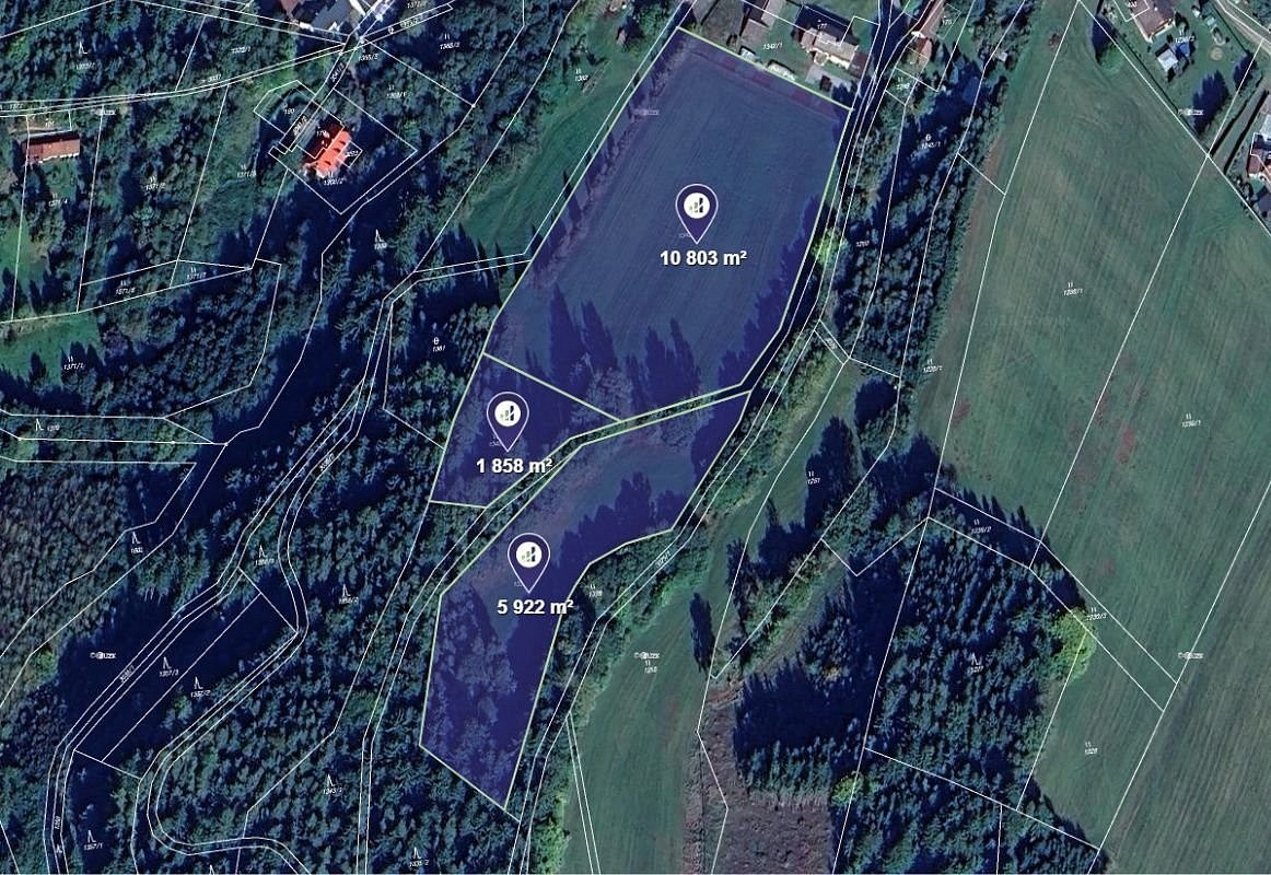 Prodej pole 18 583 m²