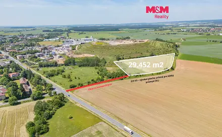 Prodej komerčního pozemku 29 452 m², Zbůch, okres Plzeň-sever