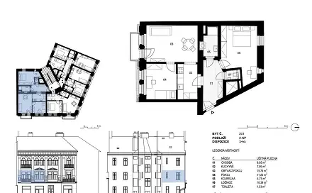 Prodej bytu 3+kk 72 m², Moskevská, Praha 10 - Vršovice