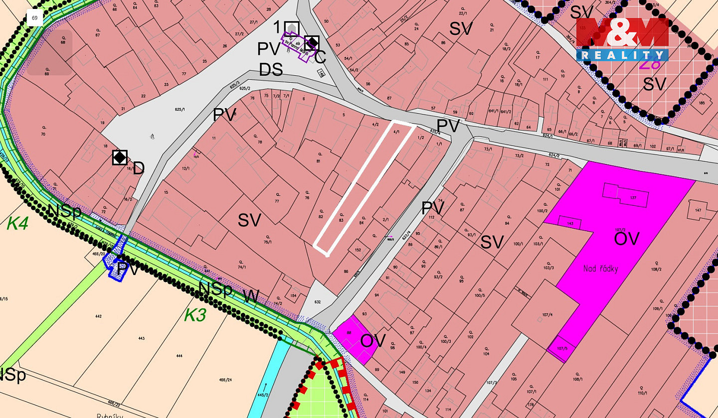 Prodej stavebního pozemku 1 072 m² – fotografie 2