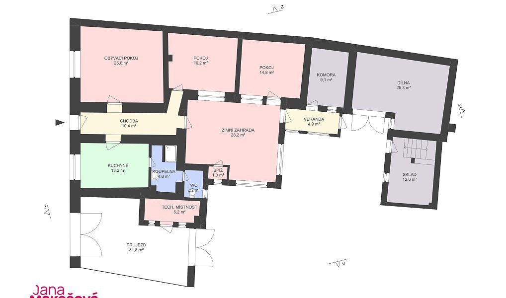 Prodej domu 200 m² s pozemkem 1 330 m², Kubšice – náhled fotky 33