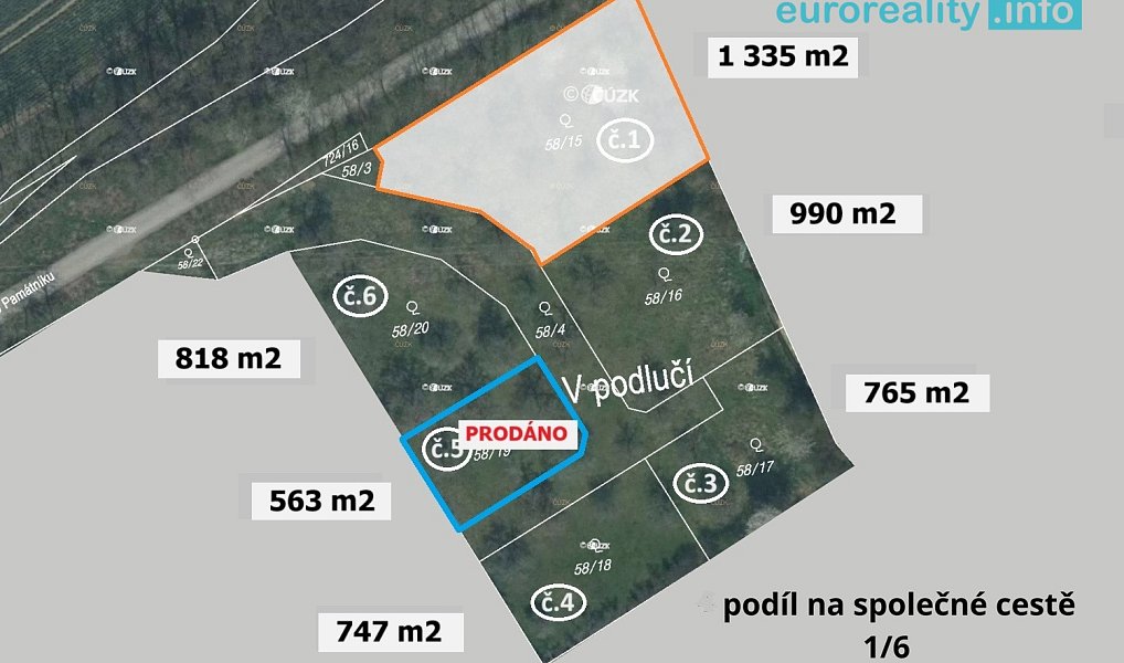 Prodej pozemku, 1335 m², Plzeň-město, Plzeň