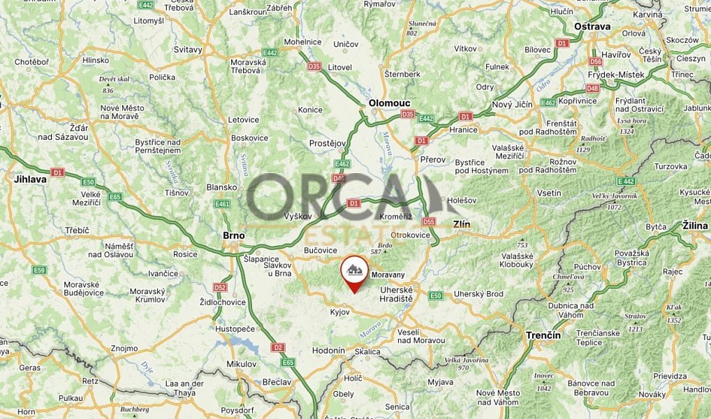 Prodej pole 728 m², Moravany – náhled fotky 3
