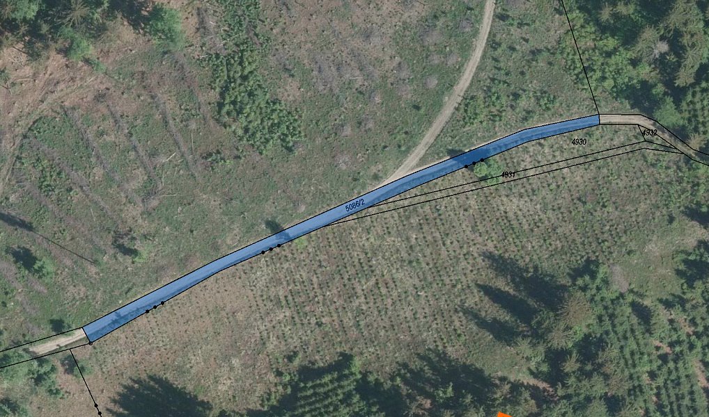 Prodej lesa 4 699 m², Vizovice – náhled fotky 3
