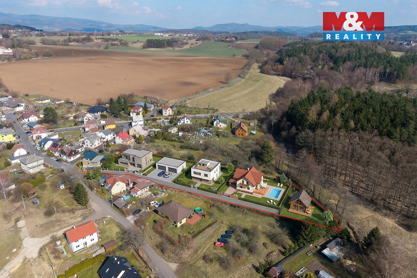Prodej stavebního pozemku 4 925 m² – fotografie 3