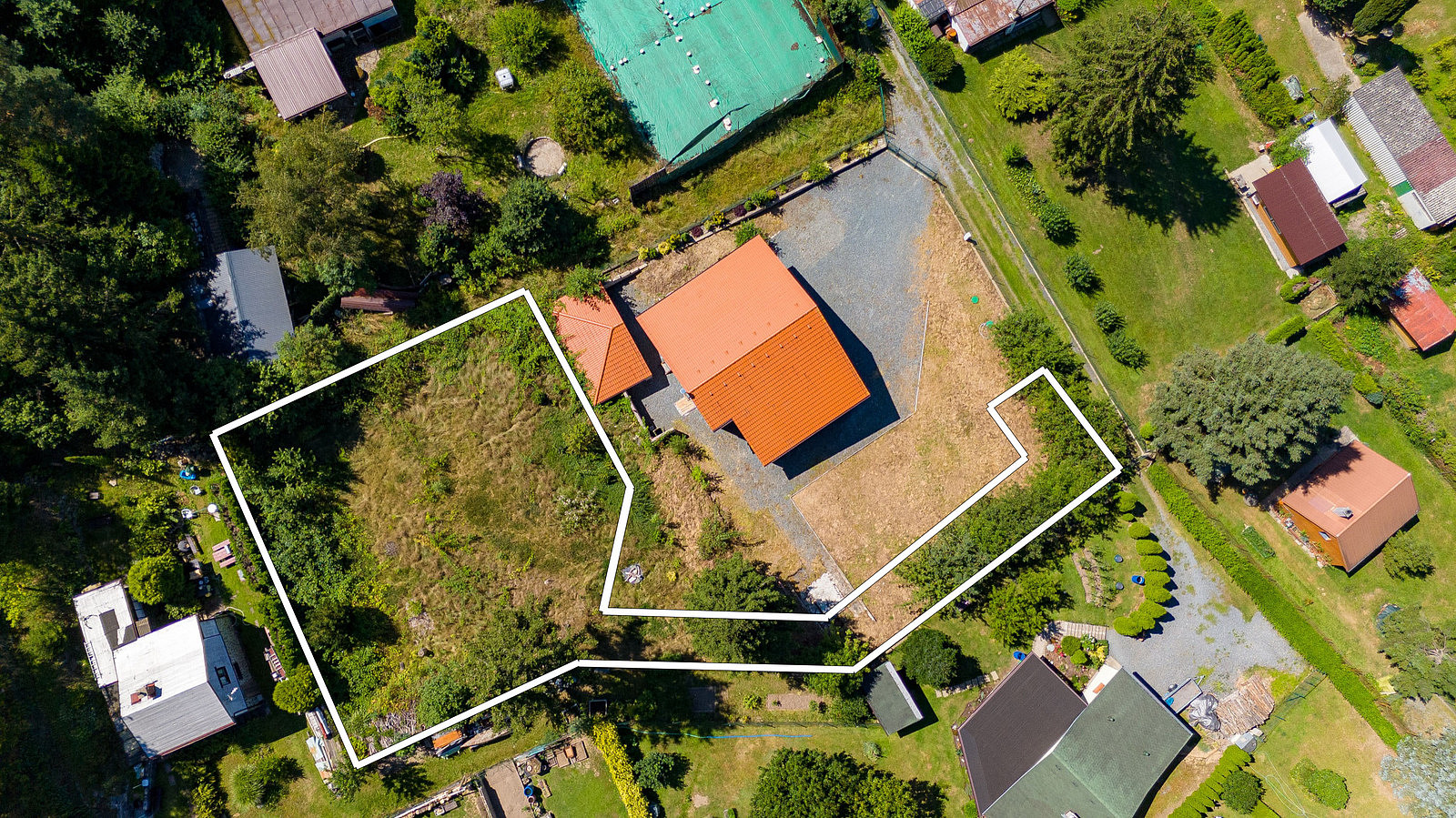 Prodej stavebního pozemku 800 m²