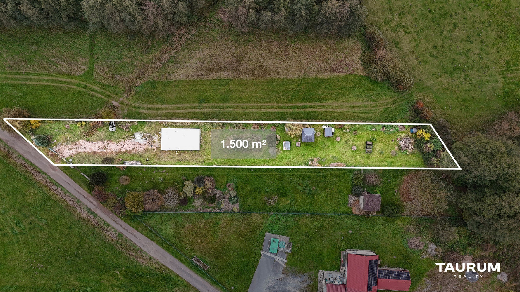 Prodej stavebního pozemku 1 500 m² – fotografie 3