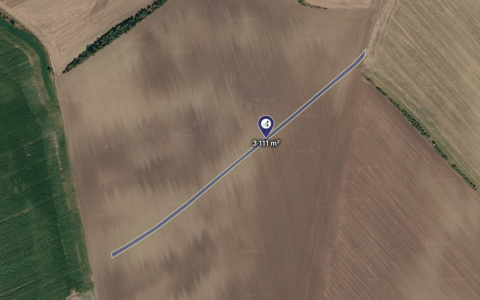 Prodej pole 1 037 m²
